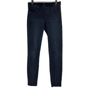 Spanx Blue Pull On Jeggings Jean Denim Leggings Size Small